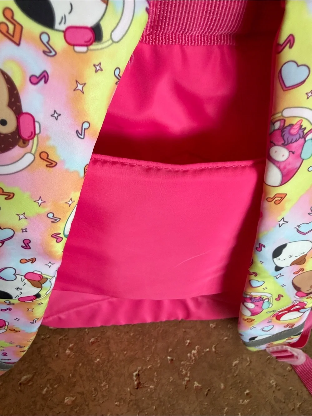 Squishmallows Full size Kids Backpack with trolly sleeve great for travel